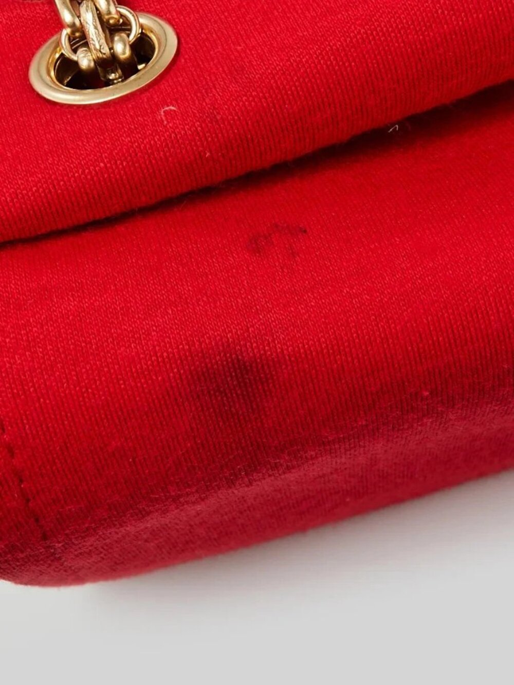 Chanel Red 2.55 Reissue Quilted Classic Jersey Leather 227 Jumbo Flap Bag - Picture 12 of 12